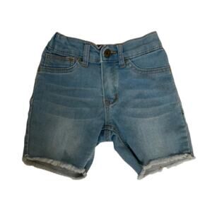Hudson Jeans Blue Denim Cut Off Bermuda Jean Shorts